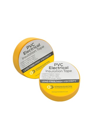Günsan Sarı Elektrik İzolasyon Bandı 10 Adet
