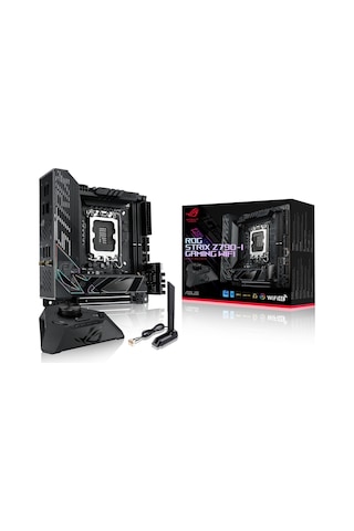 Asus ROG Strix Z790-I Gaming WIFI Intel Z790 7600 MHz (OC) DDR5 Soket 1700 Mini ITX Anakart