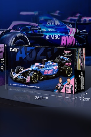 Cada Bwt Alpıne F1 Formula Aracı 1/24 Scale -c55024w 300 Parça Oyuncak Yapım Seti Blok