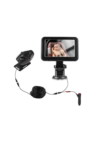 Vkemall Bebek Araba Monitörü 1080p Yüksek Çözünürlüklü Monitör Kamerası
