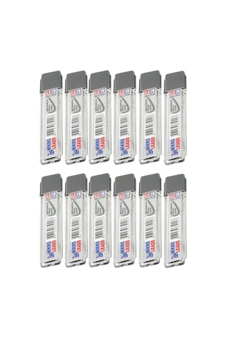 Artlantis Kalem Ucu 2b 0,9 Mm 12 Adet Mekanik Uçlu Otomatik Kurşun Kalem Ucu 2b 60mm X 0,9mm Siyah Mikro Uç Kısa