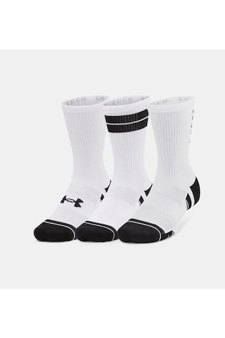 Under Armour Performance Tech Nov 3pk Crew Mid Çorap-31778 Beyaz