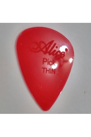 Alice Ap-100g Gitar Penası Nylon Thin Kırmızı 1 Adet