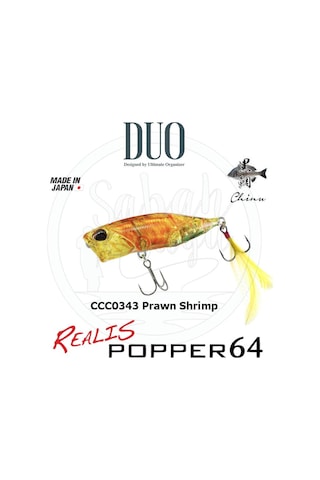 Duo Realis Popper 64 Sw Ccc0343 Prawn Shrimp