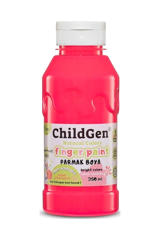 Childgen Süper Yıkanabilir 3'lü Parmak Boya Neon Set 3x350ml