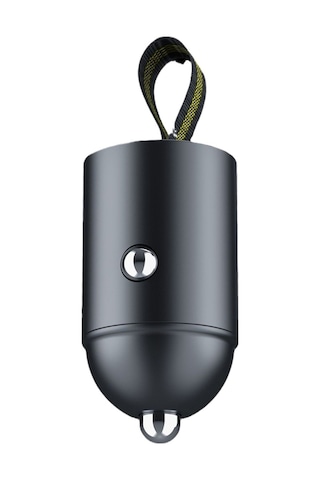 Reedark Aracı Şarj Cihazı Pd30w+qc3.0 Çift Portlu Hızlı Şarj Alüminyum Gizli Tip Sigara Çubuğu Arabalarda Kullanıma Uygun Siyah A1