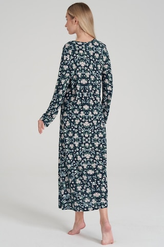 Kadın Uzun Kol Lacivert Gecelik C1t2n6o1 001