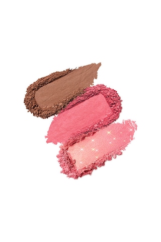 Kiko Multi Finish Trio Blush & Bronzer Palette - 03 Pink