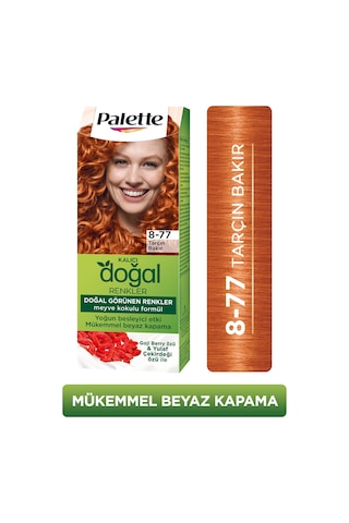 Palette Kalıcı Doğal Renkler Saç Boyası 8 - 77 Tarçın Bakır (551838763)