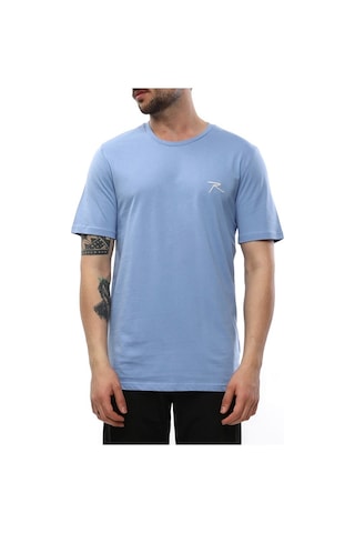 Raru Agnıtıo Erkek Pamuklu Mavi Günlük T-Shirt