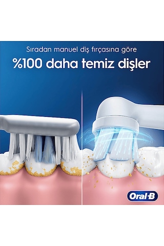 Oral B İo 2 Serisi Şarjlı Diş Fırçası 2'li Avantaj Paketi Siyah/yeşil