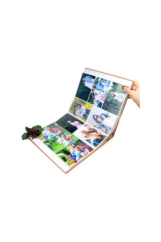 10x15 CM 600'lük Kutulu Gramafon Desenli Fotoğraf Albümü
