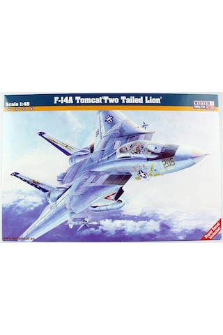 Mistercraft G004 1/48 F-14a Tomcat İki Kuyruklu Arslan Savaş Uçağı Plastik Model Kiti-56329