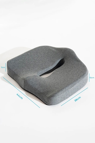 Havalandırmalı Oturma Minderi Ofis Araba Koltuk Oturma Minderi 44x38x13x7 Cm