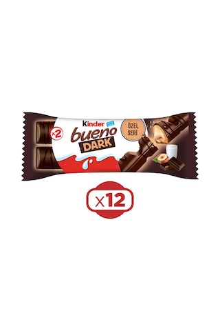 Kinder Bueno Dark 44 Gr X 12 Adet