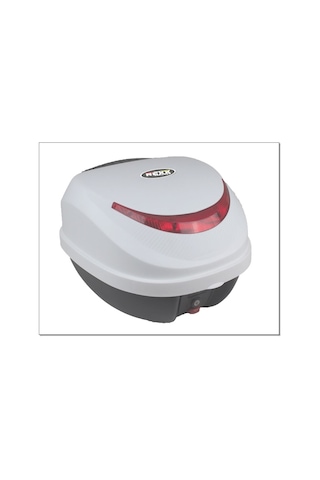 Rexx Motosiklet Arka Çanta 32lt Beyaz Topcase R-çnt 032b