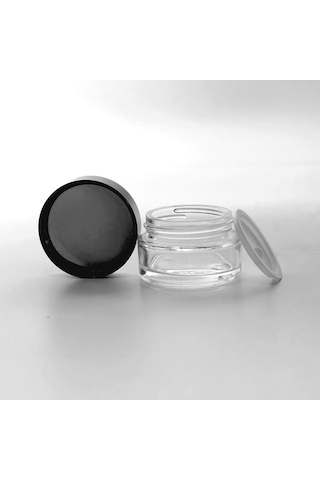 Krem Kutusu 20 ML 20 Adet Boş Şeffaf Cam Kavanozu