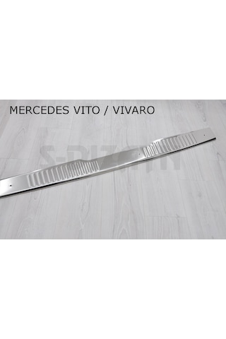 S-Dizayn  Mercedes Vito Krom Arka Tampon Eşiği 2010-2014