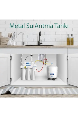8lt Su Arıtma Tankı Çelik Ekol Tank