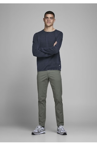 Jack & Jones Soluk Efektli Kazak-leo 12174001 Navy Blazer Mavi