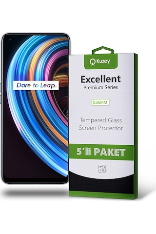 Realme X7 Ekran Koruyucu Cam 5 Adet Ekonomik Paket (554293228) 20 Tl Fark Ile Apple Uyumlu iPhone Hızlı Şarj Kablosu