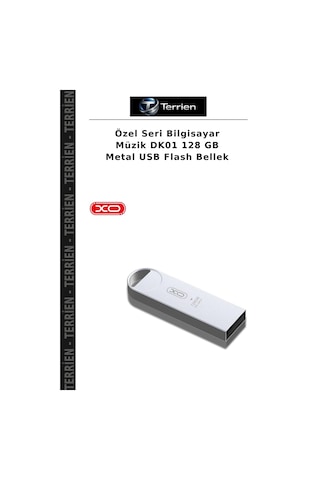 Özel Seri Bilgisayar Müzik Dk01 128 Gb Metal Usb Flash Bellek