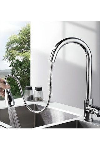 Fleko Spiralli Krom Evye Bataryası Krom