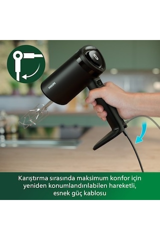 500w El Mikseri, 5 Hız Ayarı Ve Turbo Fonksiyonu 0029