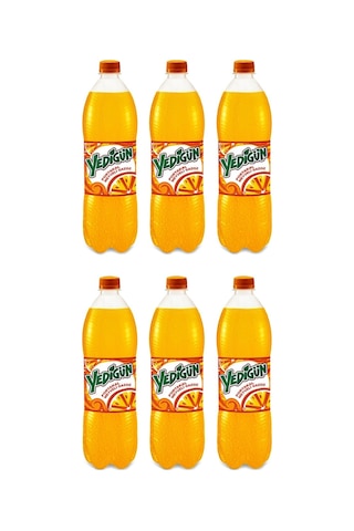 Yedigün Portakal Meyveli Gazoz 6 x 1 L