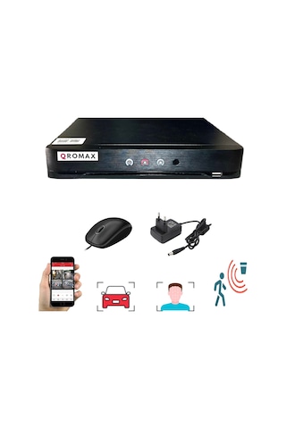 8 Kameralı Set - Araç İnsan Yüz Tanımalı Hareket Algılayan Gece Görüşlü 36 Ir Led 5mp Sony L Hd Dome İç Güvenlik Kamerası 51982503