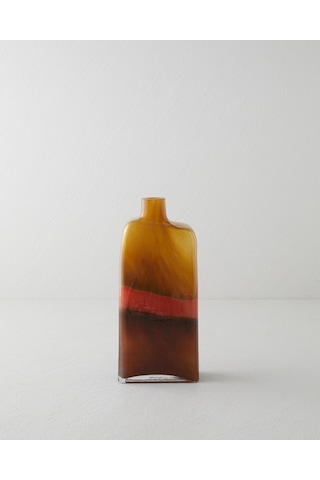 English Home Adra Cam Vazo 30 Cm Amber Amber