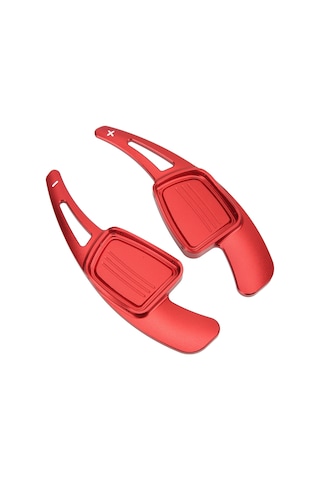 Reedark Audi A3/a4/a5/q5/q3 2017+ Alüminyum Vites Kaydırıcı Paspası - Uzunluklu, Anti-skayma, Spor Sürüş Deneyimi, Kırmızı Kırmızı