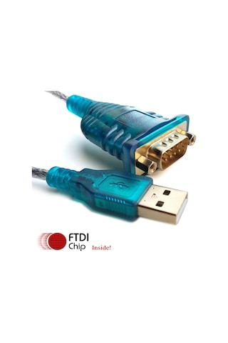 Ftdı Ft232r Db9 Usb Rs232 Kablolu Dönüştürücü Adaptör
