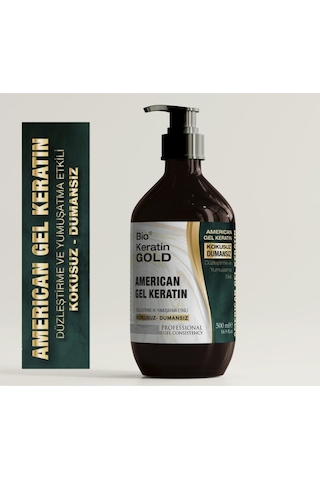 Bio Keratin Gold Kokusuz Dumansız 2'li Jel Keratin Seti