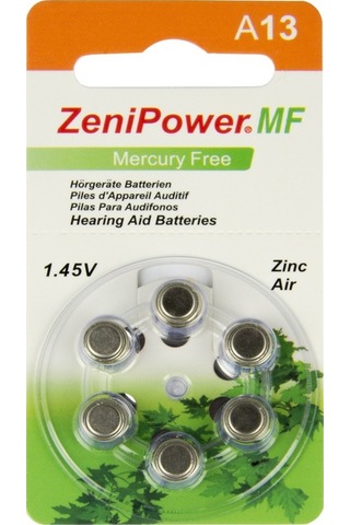 Zenipower MF A13 1.45 V İşitme Cihazı Pili 6 x 10'lu