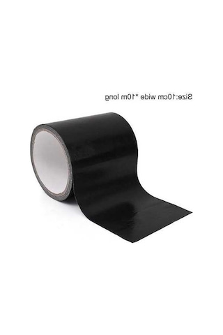 Novahub Kendinden Yapışkanlı Alüminyum Bant - Siyah - 5cmx10m - Kanepe Onarımları - Kendinden Yapışkanlı Mobilya İlk Yardım Yamaları