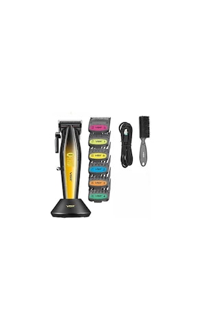 Vgr V-270 Profesyonel Saç Kesme Makinesi, 9000 Rpm Yüksek Hızlı Motor Ve Led Ekran Sarı
