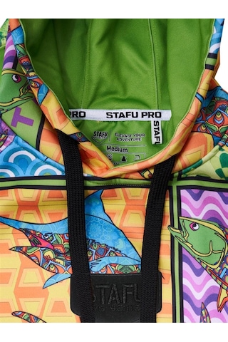 Stafu Pro Prime Kapüşonlu Fish Eye Sweatshirt Çok Renkli