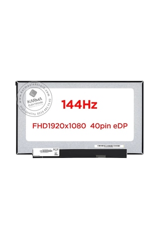 17.3" İnç 40pin Slim Fhd Ips 144hz 1920 1080 Lcd Ekran, Panel B173han04.0 Sağ Soket