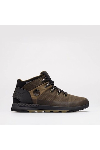 Timberland Sprint Trekker Mid Lace Up Waterproof Erkek Yeşil Bot-4057 Mılıtary Olıve