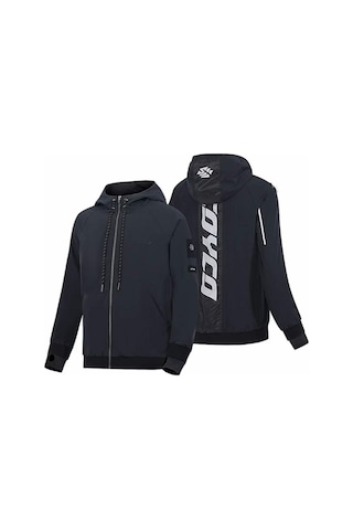 Motoanl Motosiklet Ve Bisiklet Korumalı Jacket Yağmurluk Polyester Stopwater Sertifika Korumalı Mont Black