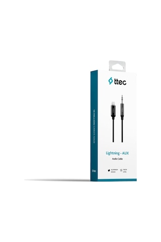 Ttec Apple UyumluIphone Araç Aux - Lightning Ses Kablosu 100 Cm 2dk42s
