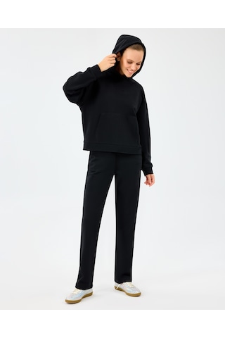 Skechers W Essential Hoodie Sweatshirt Kadın Siyah Sweatshirt S2610013-3817 Siyah