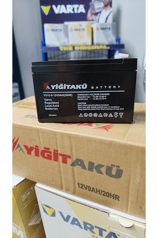 Yiğit Akü Yd 12-9 12v 9ah Ürt: 2026 / 7.ay Agm Bakımsız Kuru Akü Ups, Asansör, Güvenlik Sistemleri ,elektrikli Araç