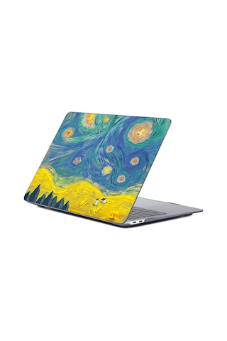 Macbook Pro 13" A2251/A2289/A2338 Desenli Koruyucu Laptop Kılıfı Alan