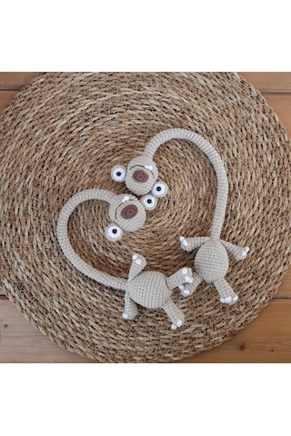 Renklivekreatif Amigurumi Uzun Boyunlu Sid 1adet Bej