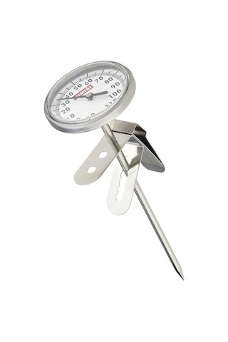 Dancemonkey Paslanmaz Cafe Hızlı Okuma Kahve Latte Buğulanmış Süt Köpükleme Termometresi