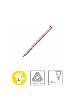 Easyergo Sağ El Kalem Kurşun Kalem Pastel Renkler Pembe
