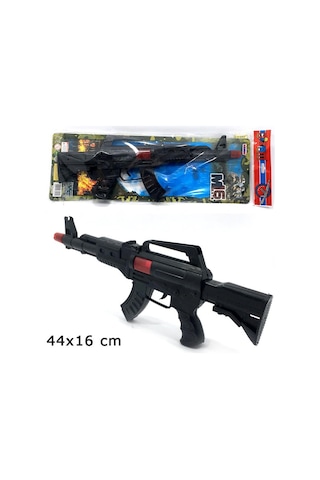 Taramalı Sesli Oyuncak Tüfek Büyük Boy 44 CM Oyuncak Silah M-16