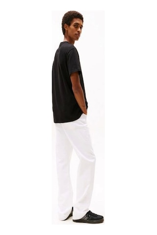 Tommy Hilfiger Tommy Jeans Erkek Siyah Bisiklet Yaka T-shirt Siyah